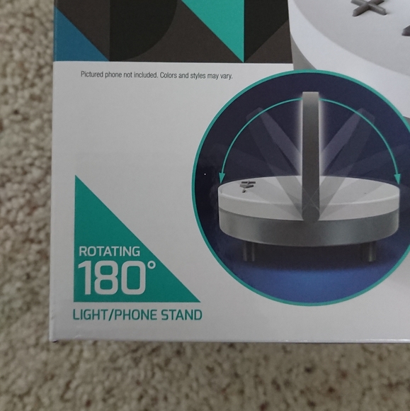 BRAND NEW NIB NiZoni LED DOME LAMP w/wireless Phone Charger & HD Audio Speaker - Picture 2 of 8